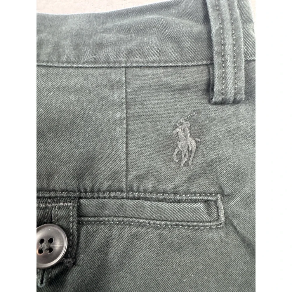Polo Ralph Lauren Black Polo Chino Pants Mens 33x30 Stretch Straight Fit